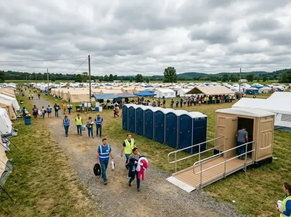 disaster-relief-camp-restrooms-010 — frequently asked questions, Dumpster & Portable Bathrooms Rental in East Niles, CA